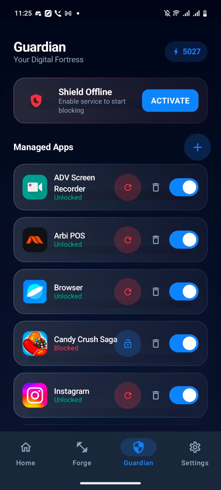 Block apps